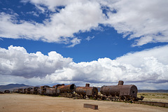 ca 120 year inactiv Steam locomotives ,Uyuni 3670 m.a.s.l._Bolivia