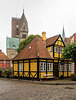 Medieval half-timbered house in Ribe