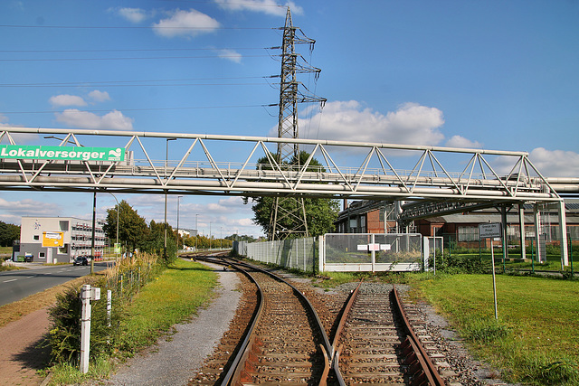 Gleisanlage neben der Hafenstraße (Hamm) / 18.09.2021