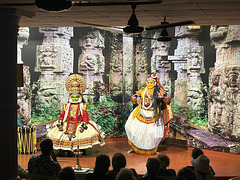 Kathakali dance and music.