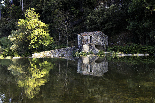 La rivière Ardèche à Ucel.