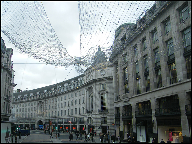 angel wings over Regent Street