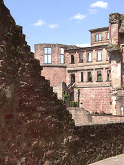 Ruinenfassade Schloss Heidelberg