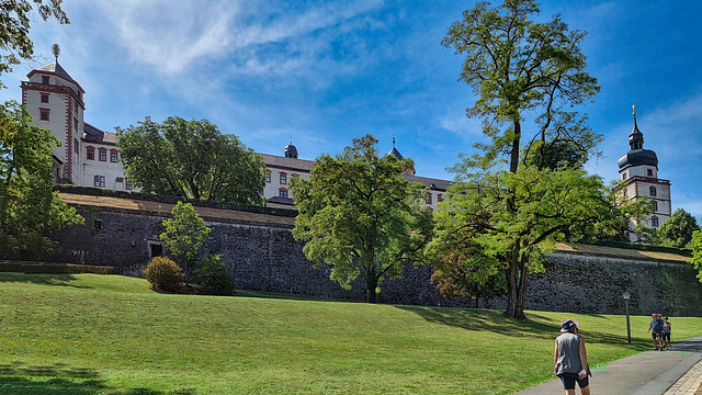 Festung Marienberg von Norden - Würzburg Festung Marienberg von Norden - Würzburg