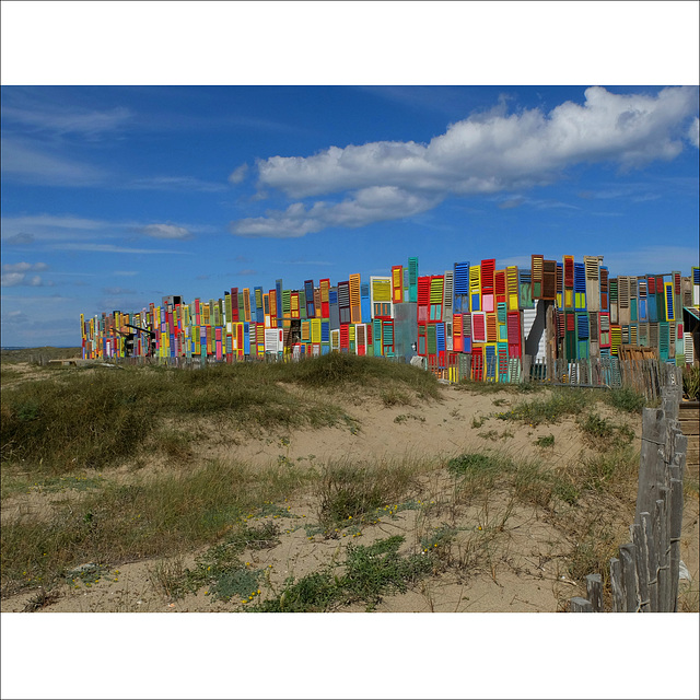 Sur la plage.