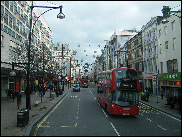 buses in Oxford Street
