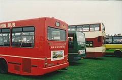 Buses on display at Showbus, Duxford – 25 Sep 1994 (240-21A)