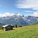 Blick vom Karnischen Kamm auf die Dolomiten