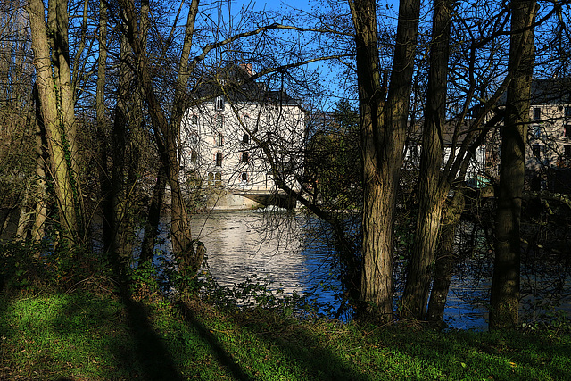 Le long du Loiret ,  Le Moulin Neuf , ou  Moulin de la Turbine