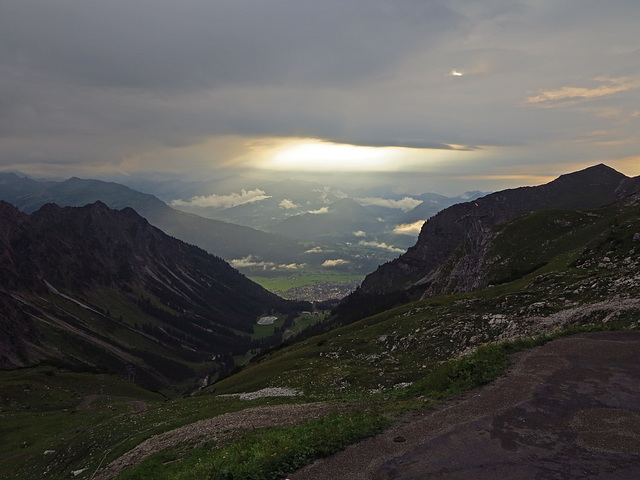 Blick auf Obersdorf