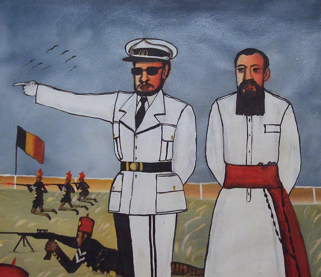Detail of The Martyrs of the Union at the Stadium Formerly Called Albert I in the Brooklyn Museum, May 2011