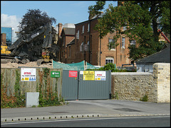 old brick building for demolition