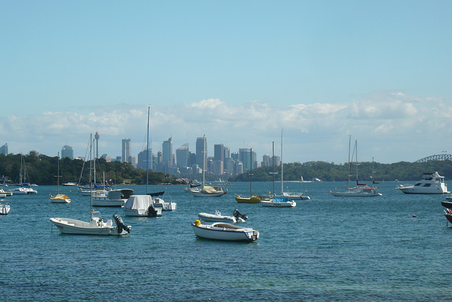 Sydney Skyline From Watsons Bay