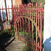Gates at Lodge to Cockfield Hall, Yoxford, Suffolk