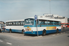 Jersey bus 14 (J 33617) in St. Helier - 4 Sep 1999