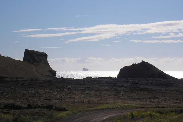 Rock Stack In Southern Iceland