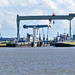 Klappbrücke und Sietas-Werft Neuenfelde