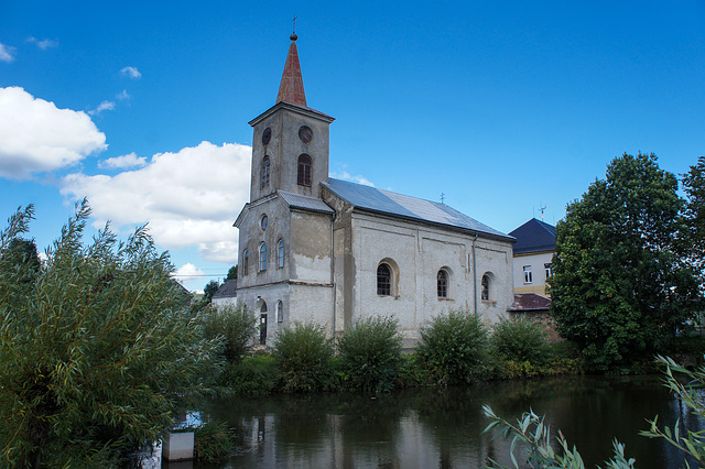 Hošťka Religion, brauchst a ka Kirchn.