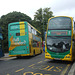 DSCF3909 Yellow Buses 432 (HJ02 HFC) and 182 (HF03 ODW) in Bournemouth - 30 Jul 2018