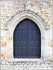 (Eglise paroissiale Saint-Jean (Saint-Maden) ( 22)- Elévation ouest, portail)