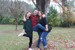 Our youngest son "clowning around" with is two daughters ~~ what a fun day!!  :)) They bring so much joy to me ! :))