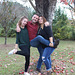 Our youngest son "clowning around" with is two daughters ~~ what a fun day!!  :)) They bring so much joy to me ! :))