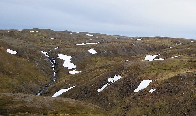 Wilde Landschaft Richtung Nordkap