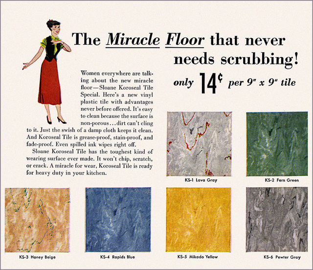 Koroseal/B.F. Goodrich Co. Leaflet (2), c1948