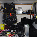 My scuba kit cupboard