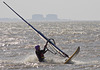 Windsurfing - close to a capsize!