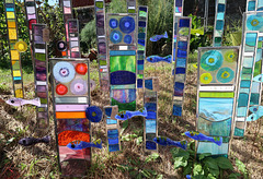 Glass Garden Pieces by Karen Ongley-Snook