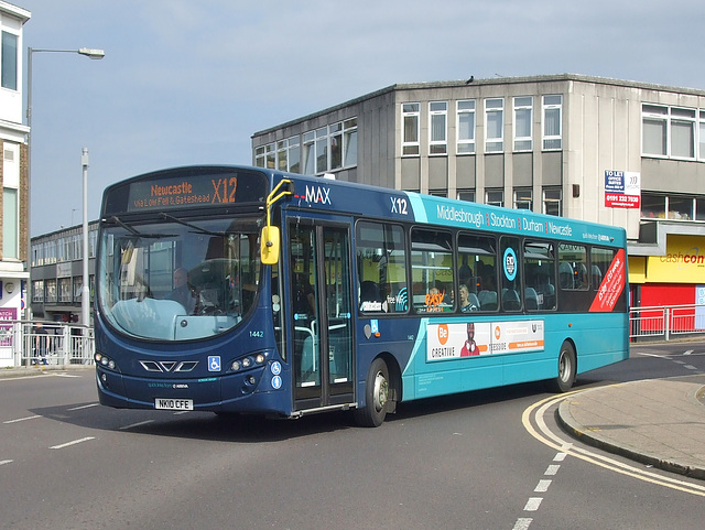 DSCF2598 Arriva 1442 (NK10 CFE)in Gateshead - 1 Jun 2018