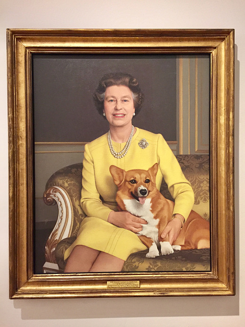 Portrait of Her Majesty Queen Elizabeth by Michael Leonard