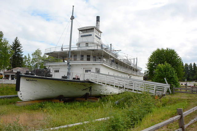 Alaska, Steamer Nenana in the Fairbanks Pioneer Park