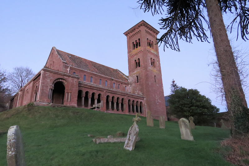 hoarwithy church, herefs.