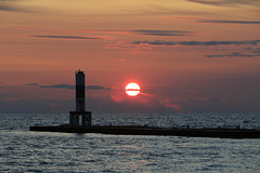 North Light at Sunset