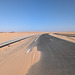 On the sandy road toward the occidental Sahara.