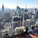 N-Y- Au top du Rockefeller building