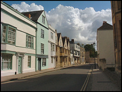 clouds over Holywell Street