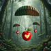 Parachute delivery ♥️ (one apple a day )