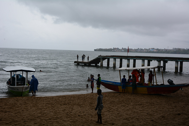 Rwanda, Local Beach on the Lake of Kivu