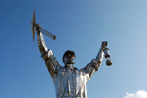 The Brownhills Miner, by John McKenna, Chester Road, Brownhills, West Midlands