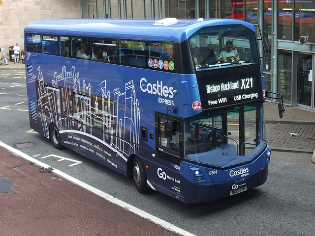 DSCF2650 Go North East 6304 (NK16 BXD) in Newcastle - 1 Jun 2018