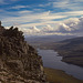 The view East along the top of Stac Polly