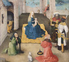 Detail of The Adoration of the Magi by Bosch in the Metropolitan Museum of Art, August 2010