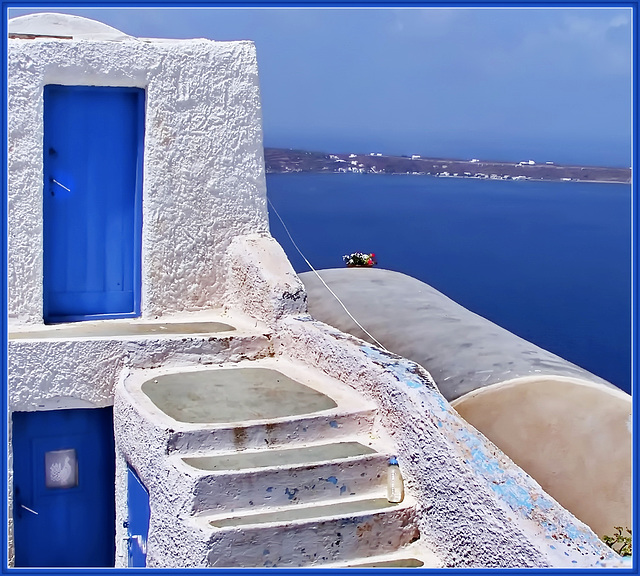 Due porte in paradiso -  Oia Santorini