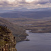 ZOOM The view East along the top of Stac Polly