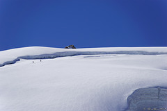 im Aufstieg zum Allalinhorn (© Buelipix)