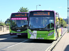 Ipswich Buses 99 (YJ12 GWU) and 101 (SN16 OGG) - 21 Jun 2019 (P1020574)