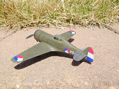 1/72 scale ML-KNIL Fokker D.XXI, FD-322, circal 1941